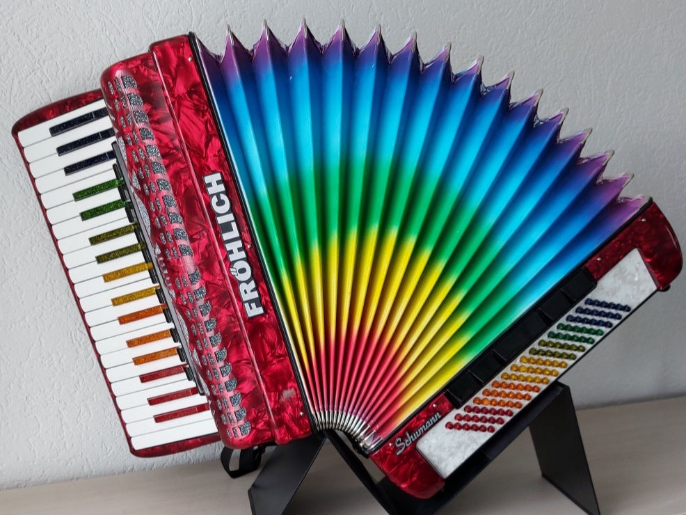 Akkordeon Rot